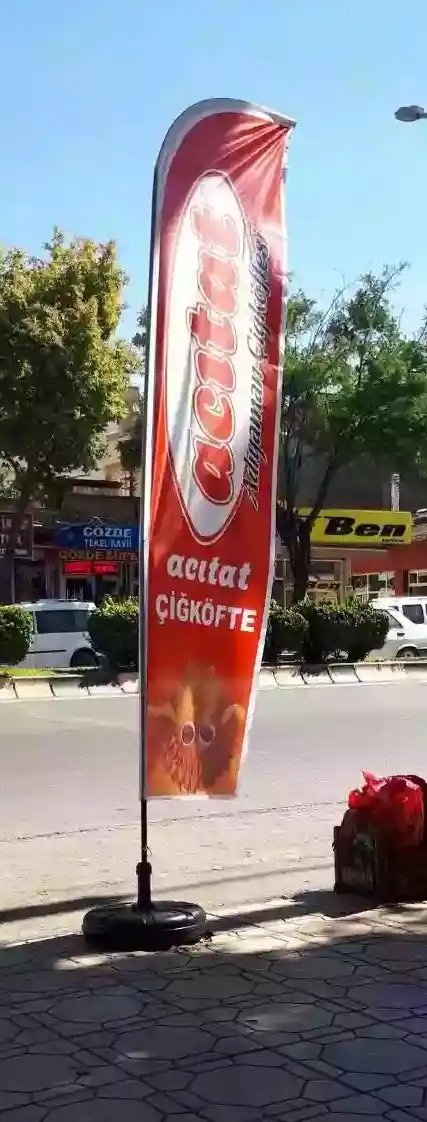Çiğ Köfteci Yelken Bayrağı-13