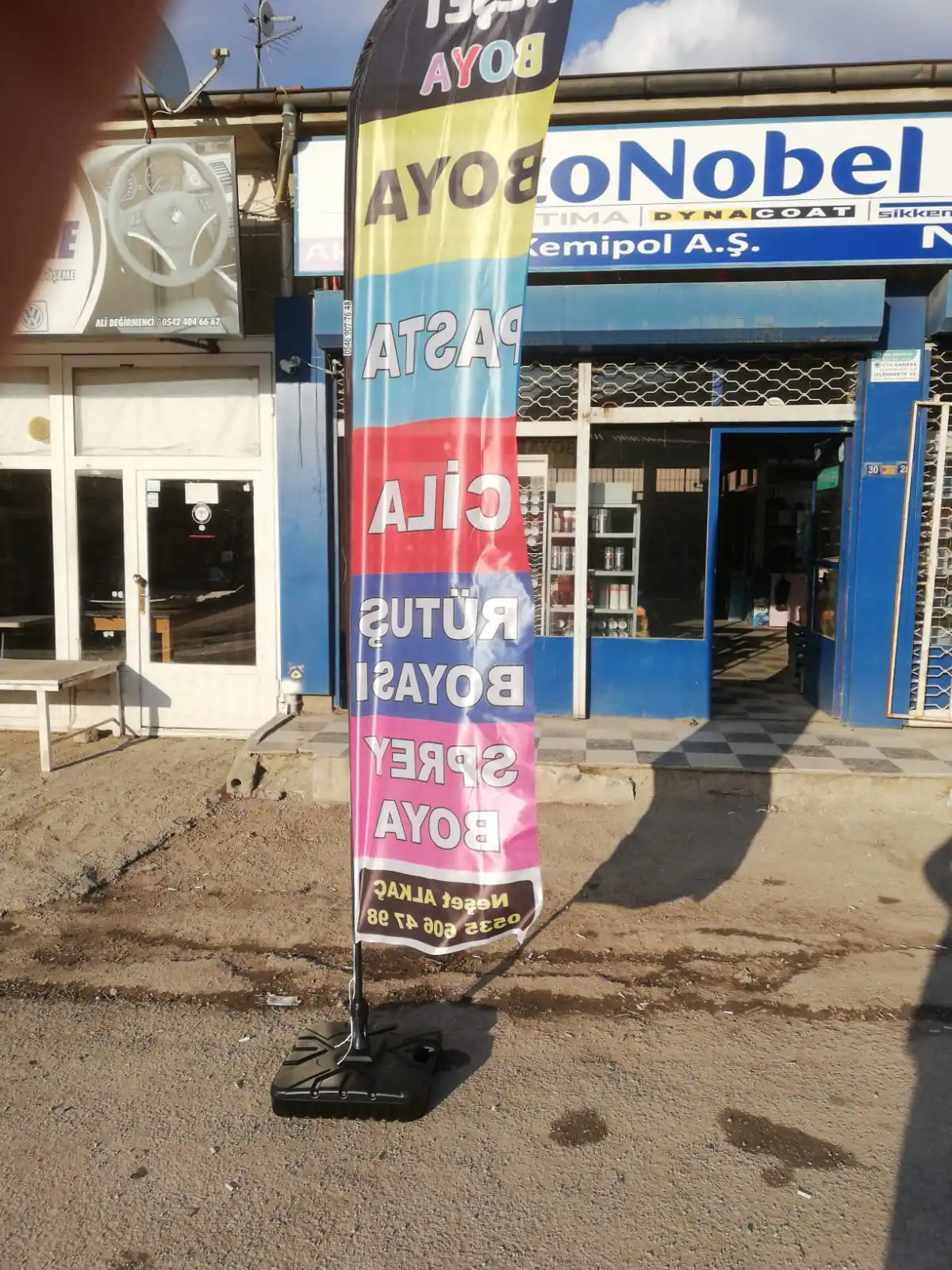 Oto Boyacı Yelken Bayrağı-3