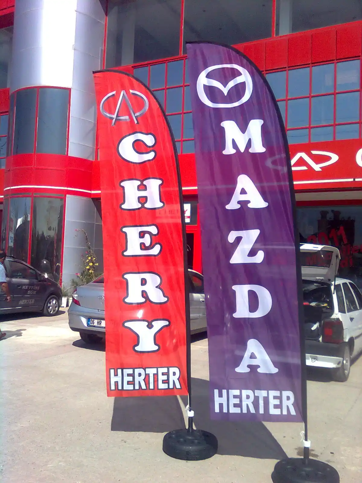 Otomobil Markaları Yelken Bayrağı-6